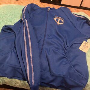 MN Twins Zip-Up Hoodie-Blue